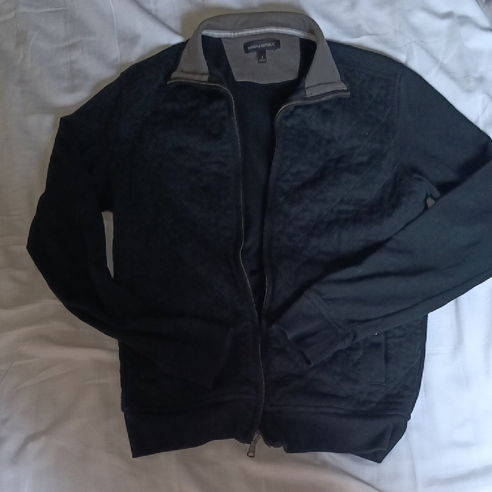 Banana Republic Black Quilted Jacket